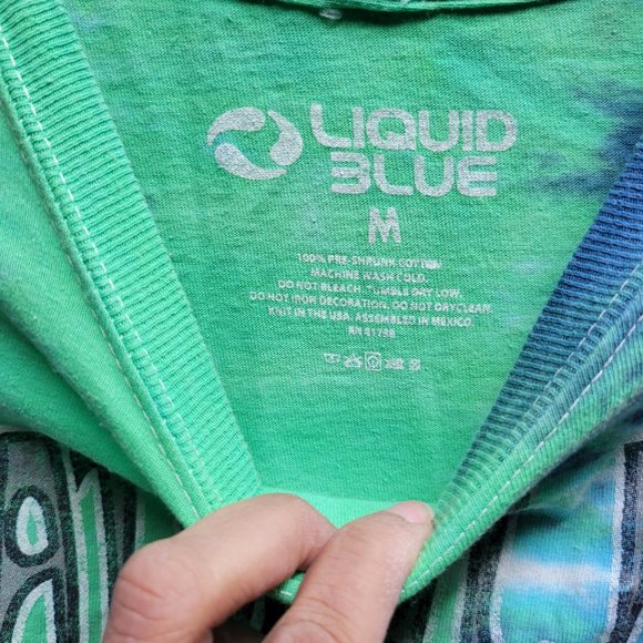 Liquid Blue Tye- Dye Reprint Grateful Dead Tshirt - Picture 3 of 4